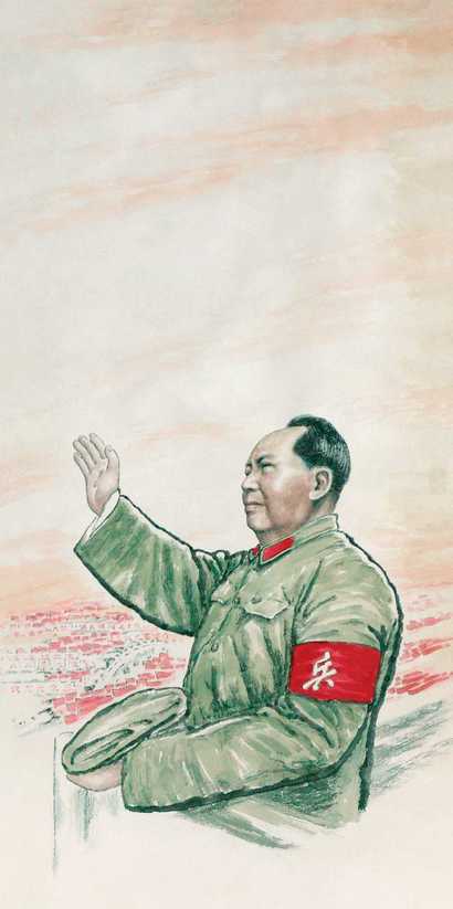 佚名 主席像 立轴